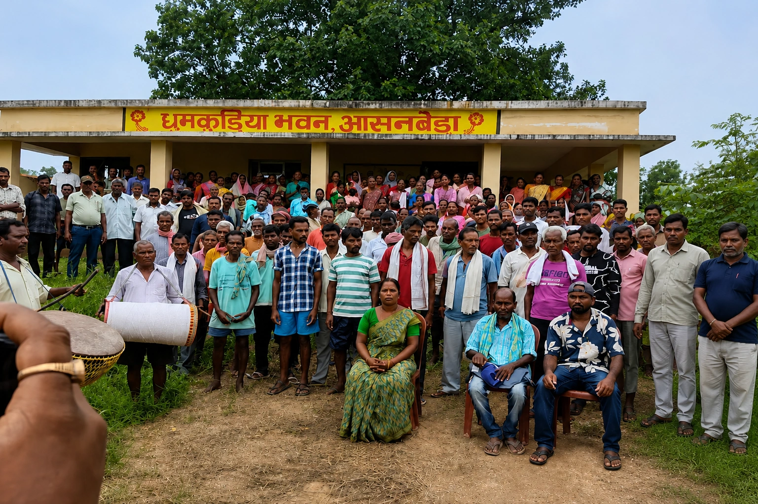 Gram Sabha Meeting, Asanbera